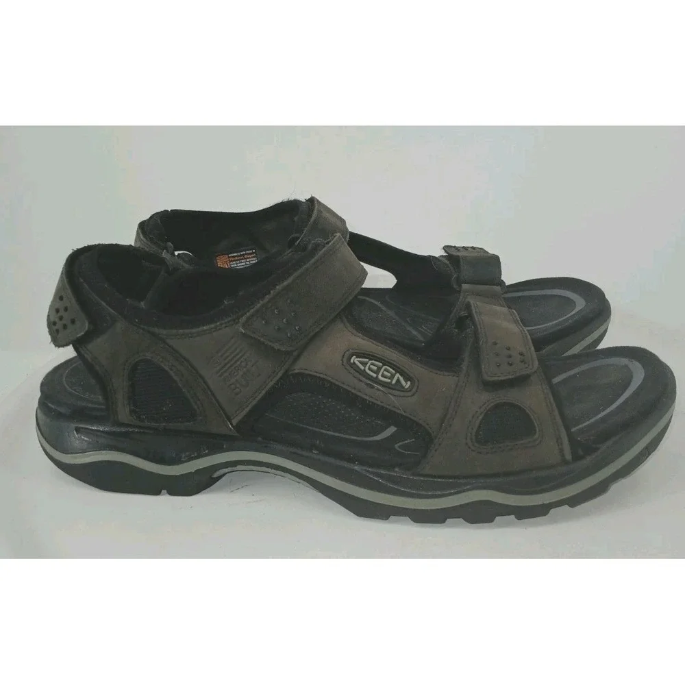 Keen Rialto 3 American Built Sport Waterproof Sandals Black Size 13 USA MADE C3